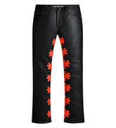LOST SHDWS OG Leather Pant (Red) at Gravity NYC